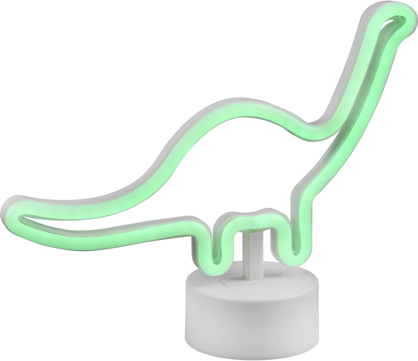 Reality Leuchten LED Tischleuchte Bronto, Ein-/Ausschalter, LED fest integriert, Tischlampe im Dinosaurier Design, mit USB Anschluss, Dino 20 x 27 cm – Bild 2 von 5