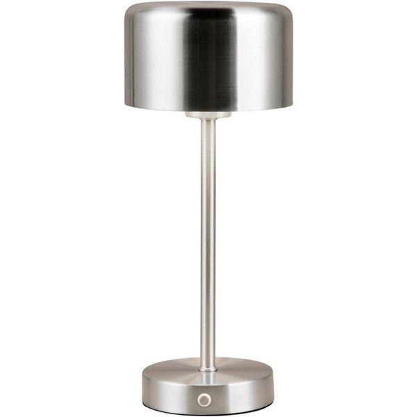 Reality Leuchten LED Tischleuchte JEFF, Dimmfunktion, USB-Ladefunktion, LED fest integriert, Warmweiß, Akku Tischlampe mit USB-C Anschluss, Touchdimmer 4 Stufen