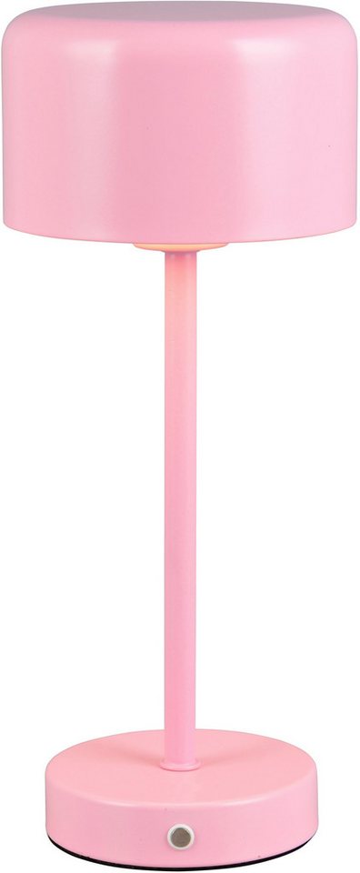 Reality Leuchten LED Tischleuchte JEFF, Tischlampe Kinderzimmer mit USB-C Ladekabel, Touch-Sensor, Dimmfunktion, LED fest integriert, Warmweiß, dimmbar, Höhe 30 – Bild 2 von 5