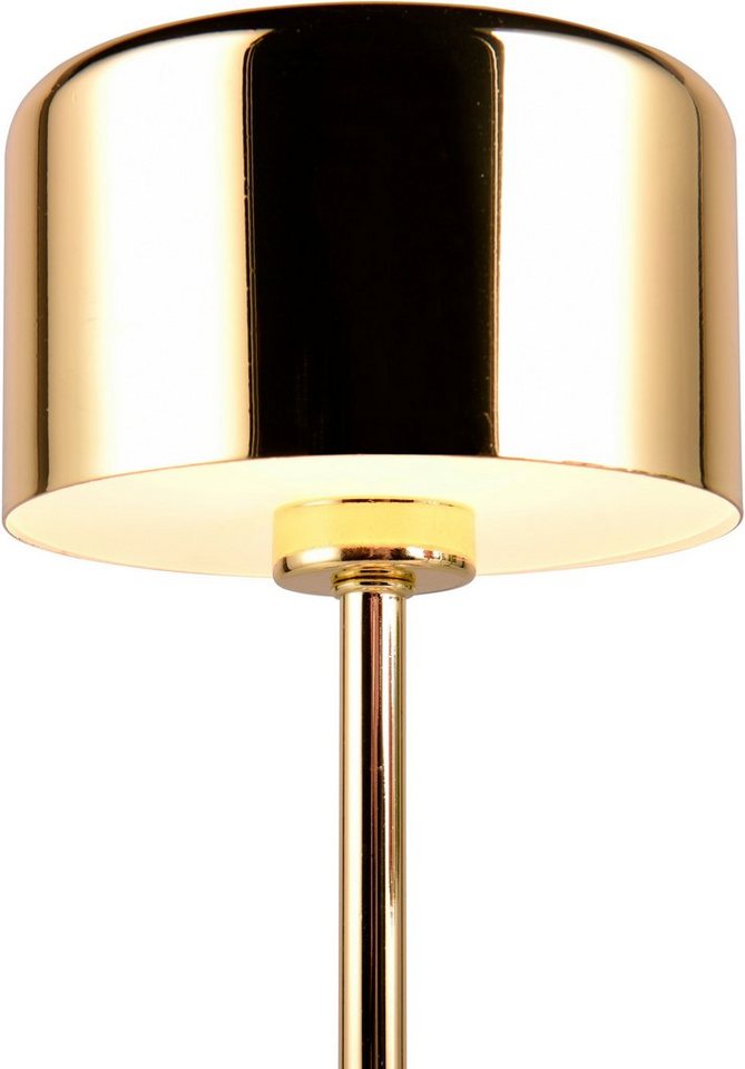 Reality Leuchten LED Tischleuchte JEFF, Dimmfunktion, USB-Ladefunktion, LED fest integriert, Warmweiß, Akku Tischlampe mit USB-C Anschluss, Touchdimmer 4 Stufen – Bild 3 von 5