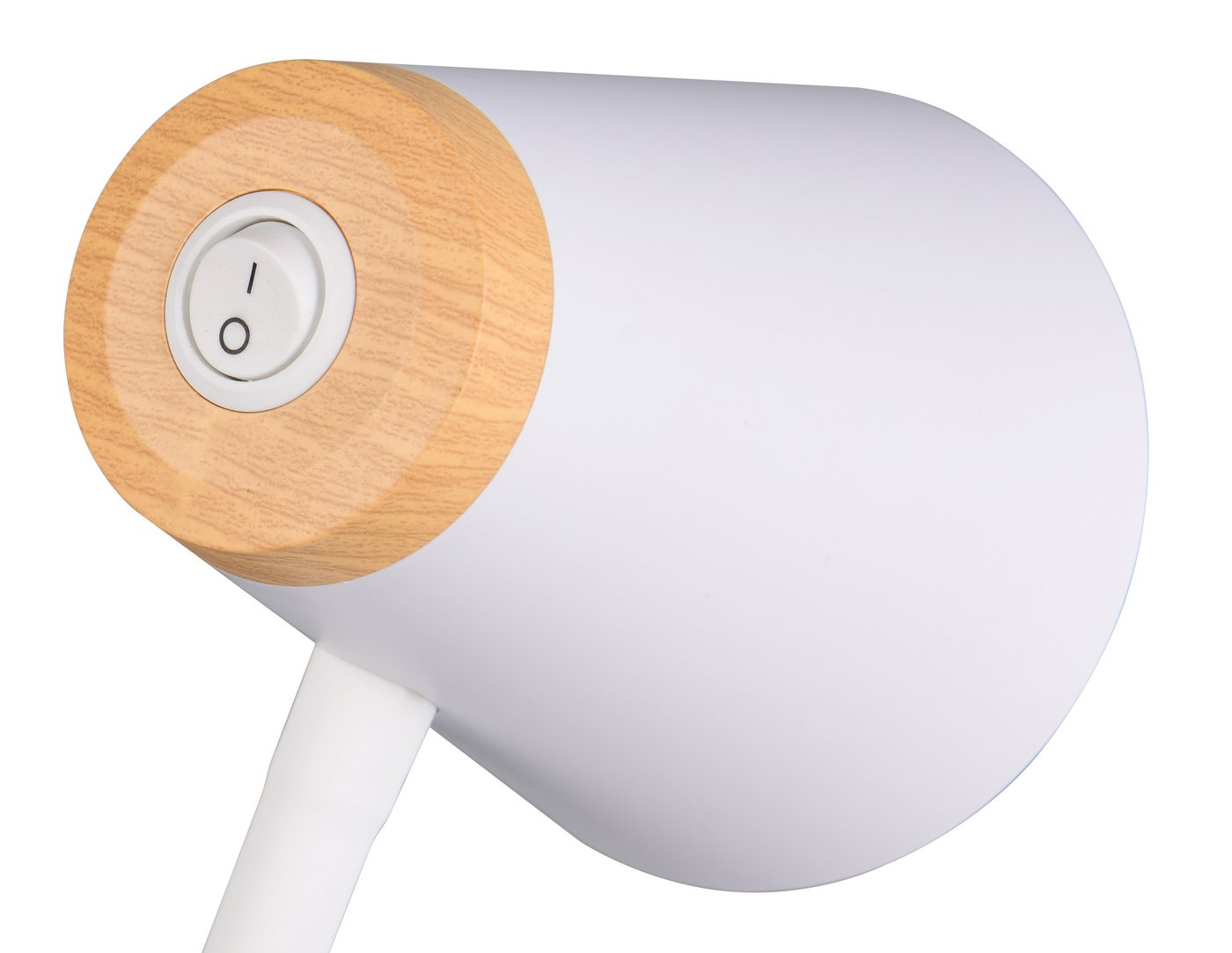 Reality Leuchten LED Tischleuchte PONGO, LED Tischleuchte m. Kippschalter, 4,5W 500 Lumen 3000K warmweiß, Ein-/Ausschalter, LED fest integriert, Warmweiß, flexi – Bild 5 von 5