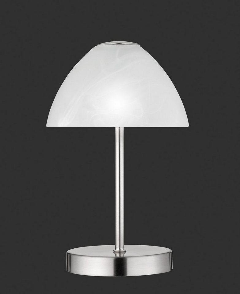 Reality Leuchten LED Tischleuchte Queen, Dimmfunktion, LED fest integriert, Warmweiß, Tischlampe mit 4 fach TOUCH-Dimmer in klassischem Design – Bild 4 von 5