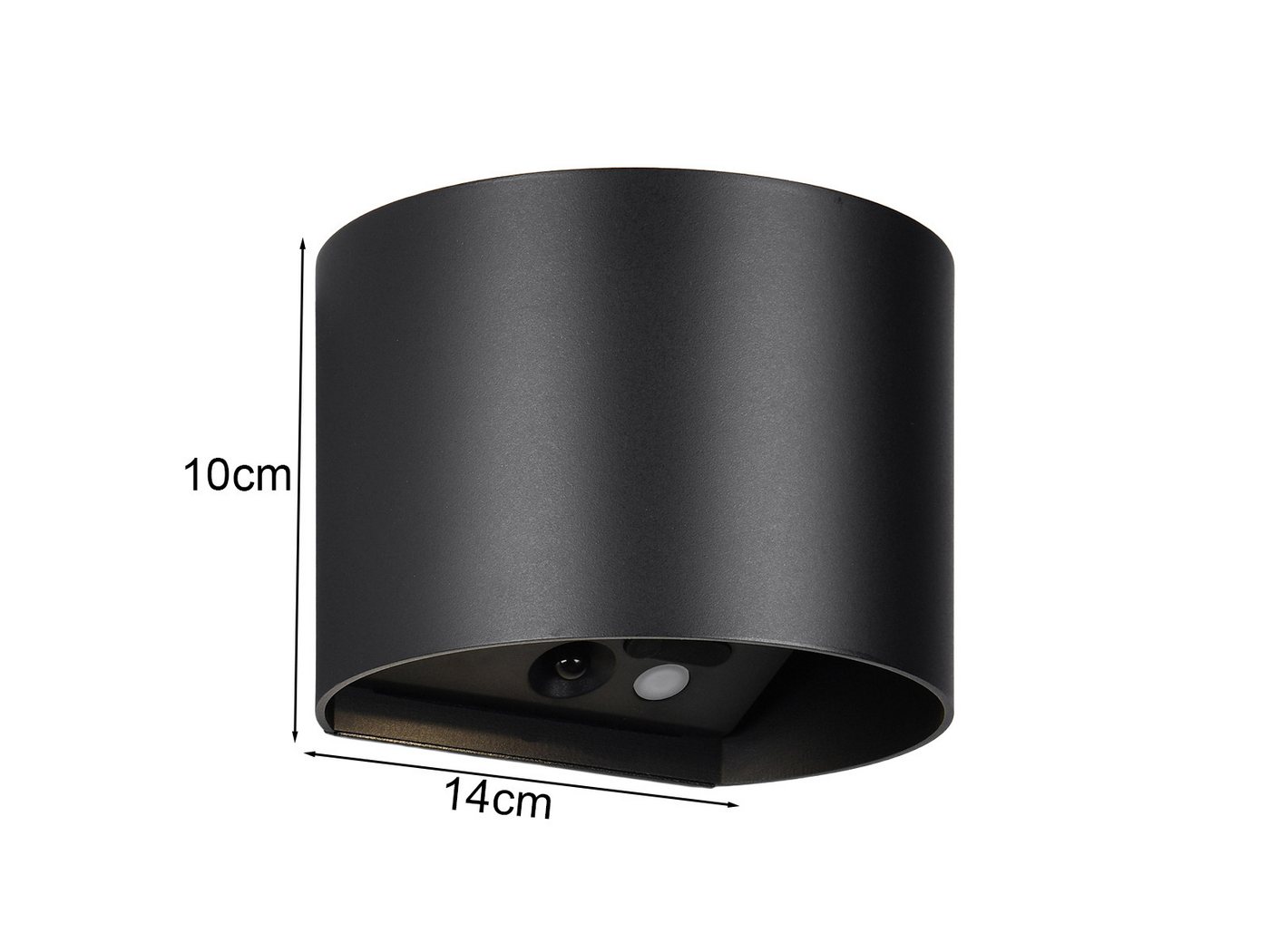 Reality Leuchten LED Wandleuchte, Bewegungsmelder, LED fest integriert, Warmweiß, Akku ohne Strom-Anschluss kabel-los innen mit Bewegungsmelder, H: 10cm – Bild 3 von 5
