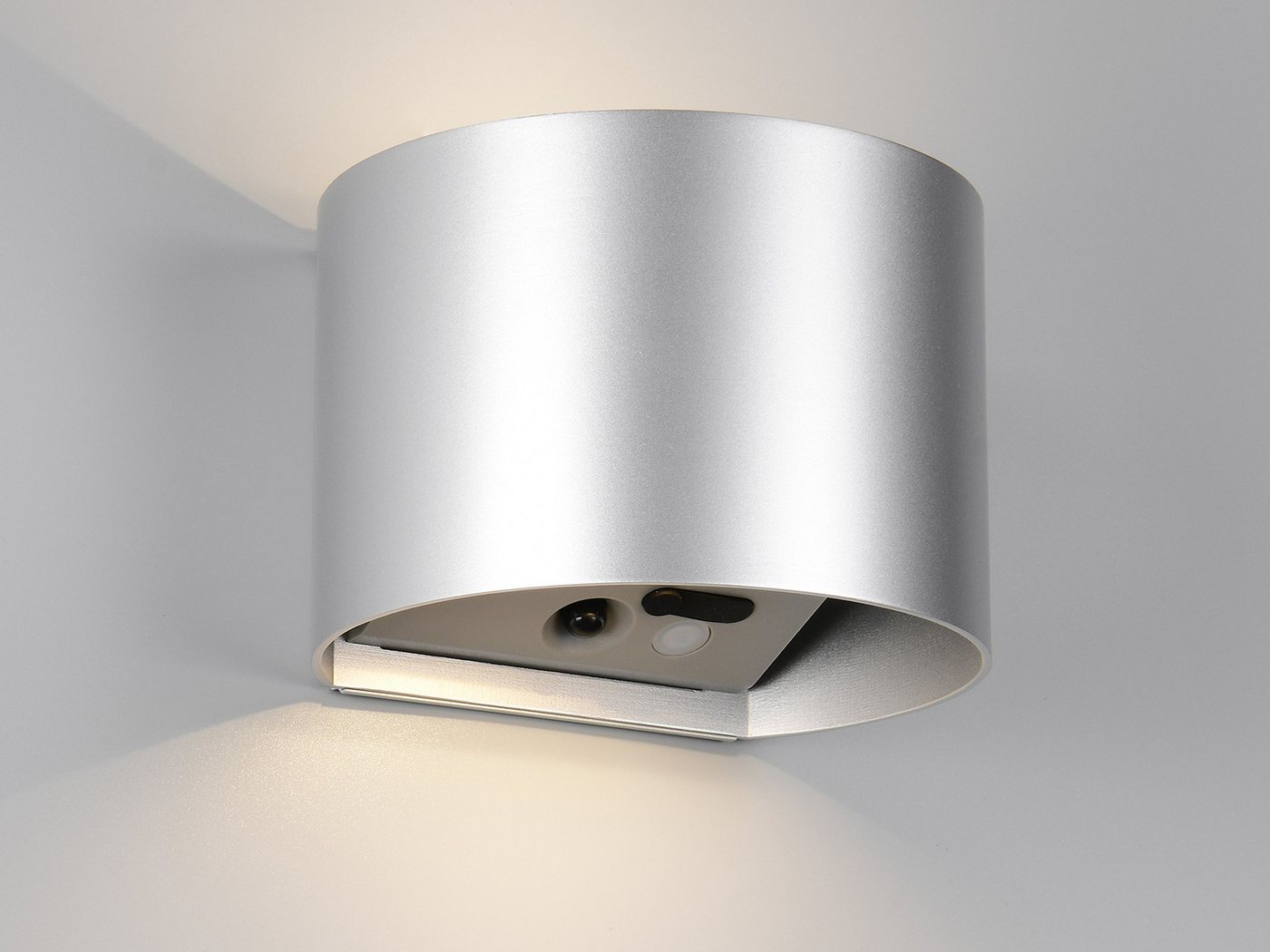 Reality Leuchten LED Wandleuchte, Bewegungsmelder, LED fest integriert, Warmweiß, Akku ohne Strom-Anschluss kabel-los innen mit Bewegungsmelder, H: 10cm – Bild 2 von 5