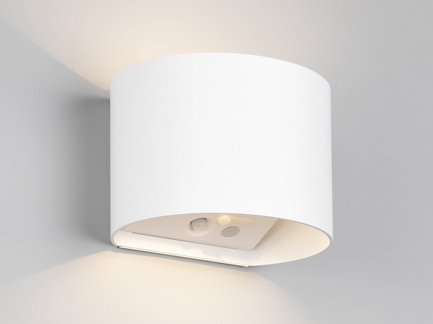 Reality Leuchten LED Wandleuchte, Bewegungsmelder, LED fest integriert, Warmweiß, Akku ohne Strom-Anschluss kabel-los innen mit Bewegungsmelder, H: 10cm – Bild 2 von 5