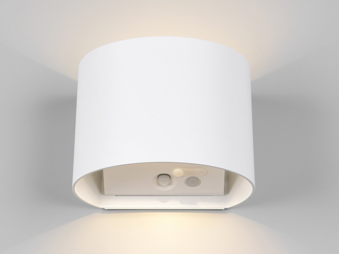 Reality Leuchten LED Wandleuchte, Bewegungsmelder, LED fest integriert, Warmweiß, Akku ohne Strom-Anschluss kabel-los innen mit Bewegungsmelder, H: 10cm – Bild 5 von 5