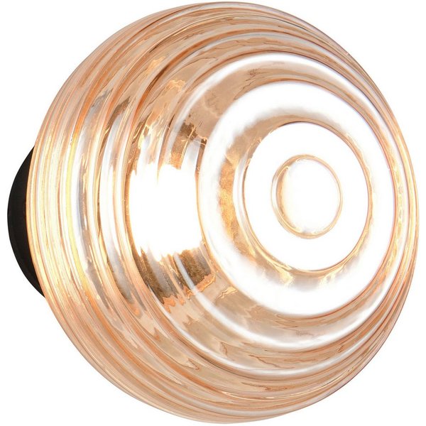 Reality Leuchten LED Wandleuchte EARL, runde Akku Wandlampe mit Touchdimmer, USB-Anschluss Ø 15,5cm, Dimmfunktion, USB-Ladefunktion, mehrere Helligkeitsstufen, 