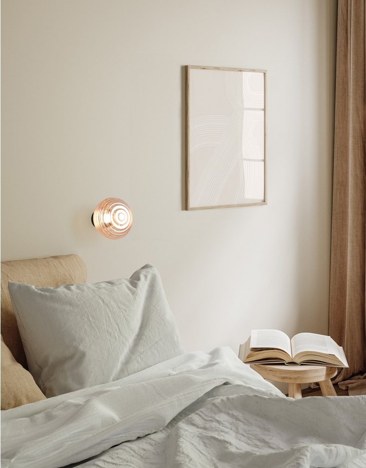 Reality Leuchten LED Wandleuchte EARL, runde Akku Wandlampe mit Touchdimmer, USB-Anschluss Ø 15,5cm, Dimmfunktion, USB-Ladefunktion, mehrere Helligkeitsstufen,  – Bild 2 von 5