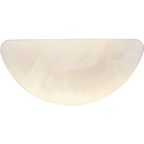 Reality Leuchten LED Wandleuchte UMBRIA, LED Wandlampe Kunststoff Alabaster weiß 4000K kaltweißes Licht, LED fest integriert, Kaltweiß, 9W 1200 Lumen, Wand- ode