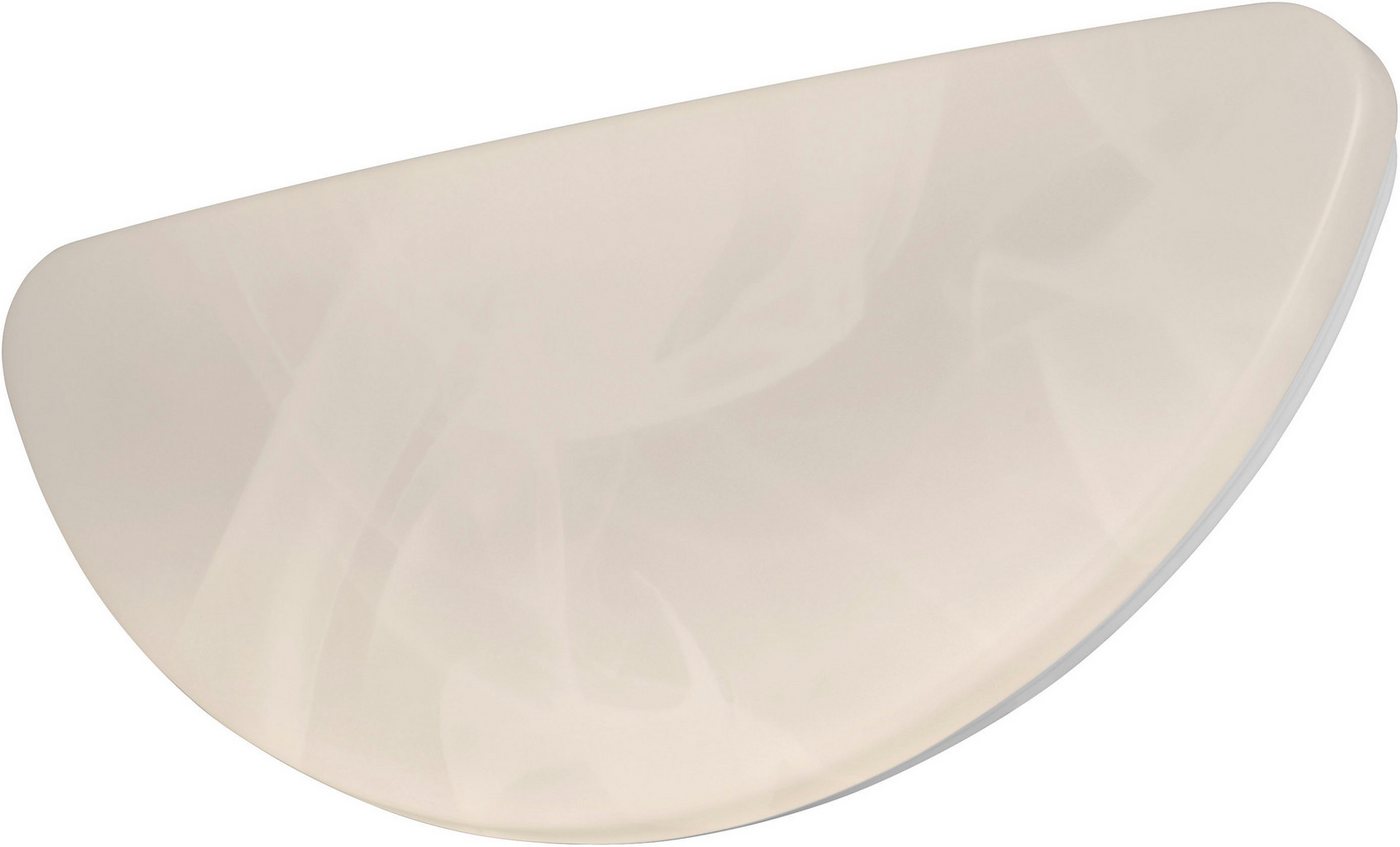 Reality Leuchten LED Wandleuchte UMBRIA, LED Wandlampe Kunststoff Alabaster weiß 4000K kaltweißes Licht, LED fest integriert, Kaltweiß, 9W 1200 Lumen, Wand- ode – Bild 3 von 5
