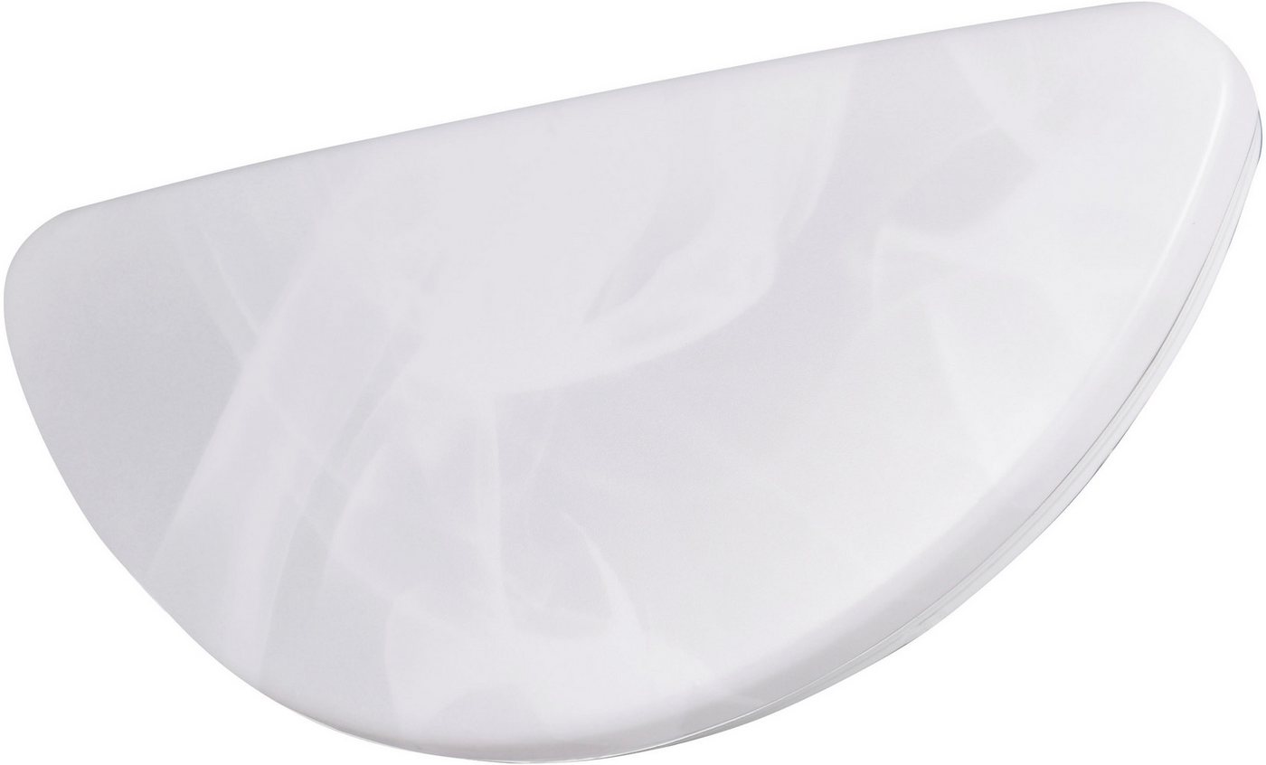 Reality Leuchten LED Wandleuchte UMBRIA, LED Wandlampe Kunststoff Alabaster weiß 4000K kaltweißes Licht, LED fest integriert, Kaltweiß, 9W 1200 Lumen, Wand- ode – Bild 4 von 5