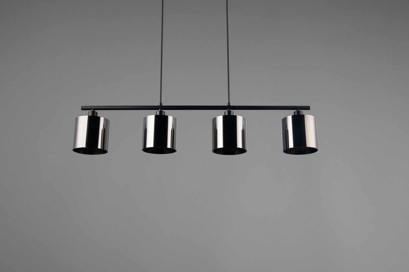 Reality Leuchten Pendelleuchte JASON, Hängelampe Esszimmerlampe, 4-flammig, exkl. 4xE14 max 10W, Leuchtmittel wechselbar, warmweiß - kaltweiß, höhenverstellbar  – Bild 4 von 5