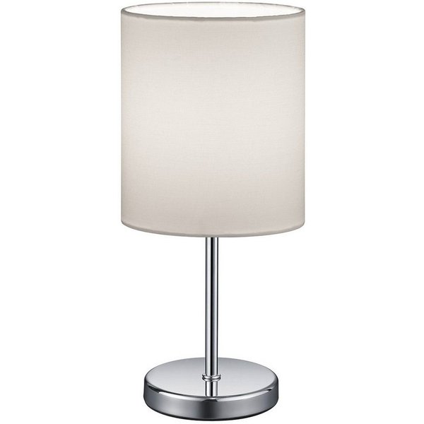Reality Leuchten Schreibtischlampe Jerry, E14 Tischleuchte exkl. Leuchtmittel, mit Stoffschirm u. Schnurschalter