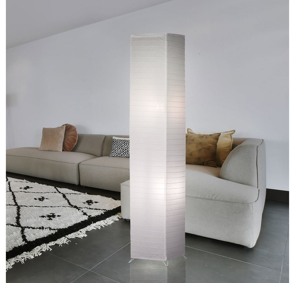 Reality Leuchten Stehlampe, Leuchtmittel nicht inklusive, Stehleuchte Papier Wohnzimmerleuchte Beistellleuchte Schlafzimmer – Bild 3 von 5