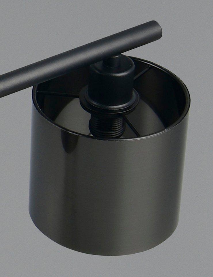 Reality Leuchten Stehlampe JASON, Stehleuchte 1-flammig exkl 1x E14 max 10W, Höhe 130cm, Ø 20cm, Ein-/Ausschalter, Leuchtmittel wechselbar, warmweiß - kaltweiß, – Bild 2 von 5