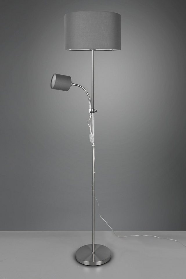 Reality Leuchten Stehlampe OWEN, Ein-/Ausschalter, ohne Leuchtmittel, Getrennt schaltbar, Lesearm flexibel, Höhe 160 cm – Bild 5 von 5