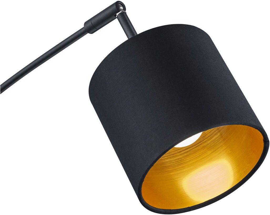 Reality Leuchten Stehlampe Tommy, Bogenleuchte 5-flammig, exkl 5x E14 max 28W, mit Fussschalter, Ein-/Ausschalter, Lesearm, Leuchtmittel wechselbar, warmweiß -  – Bild 3 von 5