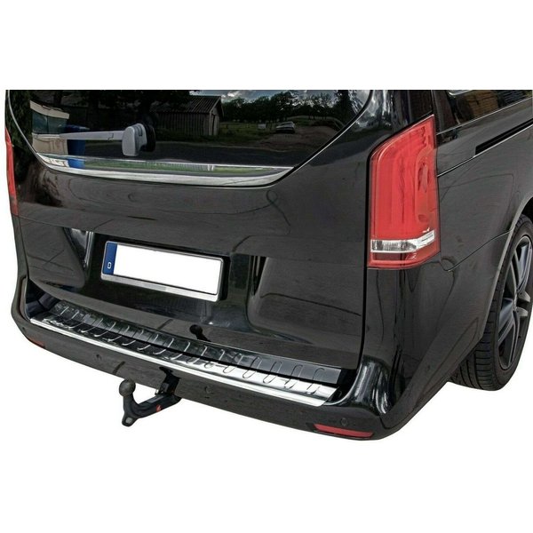 RECAMBO Ladekantenschutz, Zubehör für MERCEDES VITO, V-KLASSE W447, V2A Edelstahl rostfrei und 100% passgenau Modernste Laservermessung