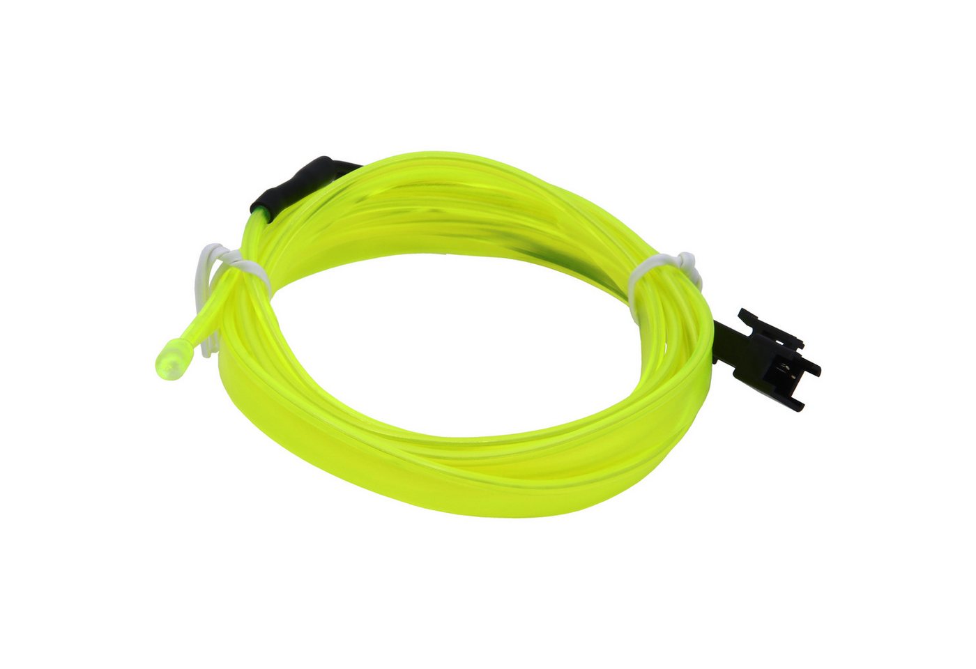 RECAMBO LED-Stripe-Profil Innenraumbeleuchtung Auto, Ambiente Beleuchtung, EL Wire, 6m, Ice Blau, für Armaturenbereich Türverkleidungen Fußraum Kofferraum – Bild 4 von 5