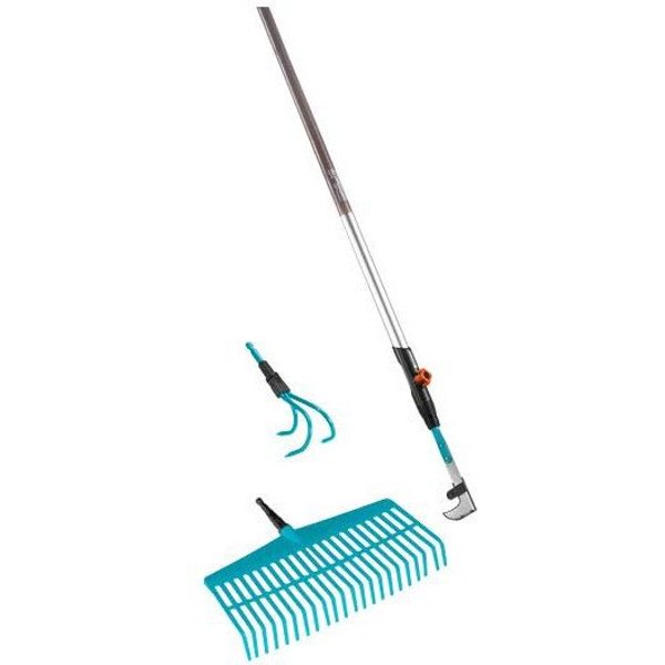 GARDENA Rechenbesen Gardena combisystem Rasenrechen Grubber