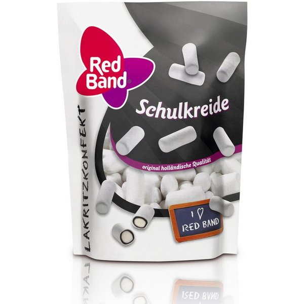 Red Band Süßigkeit, Red Band Schulkreide köstlich dragierte Lakritz-Stäbchen 175g