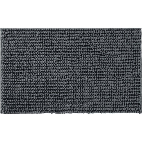 REDBEST Badematte Badematte "Arlington", Höhe 20 mm, eckig, Uni/Hoch- Tiefstruktur