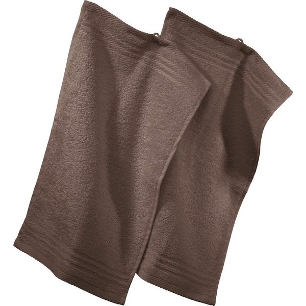 REDBEST Gästehandtuch Gästetuch 2er-Pack, Frottier, Walk-Frottier Uni
