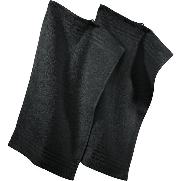 REDBEST Gästehandtuch Gästetuch 2er-Pack, Frottier, Walk-Frottier Uni