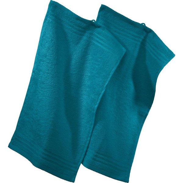 REDBEST Gästehandtuch Gästetuch 2er-Pack, Frottier, Walk-Frottier Uni