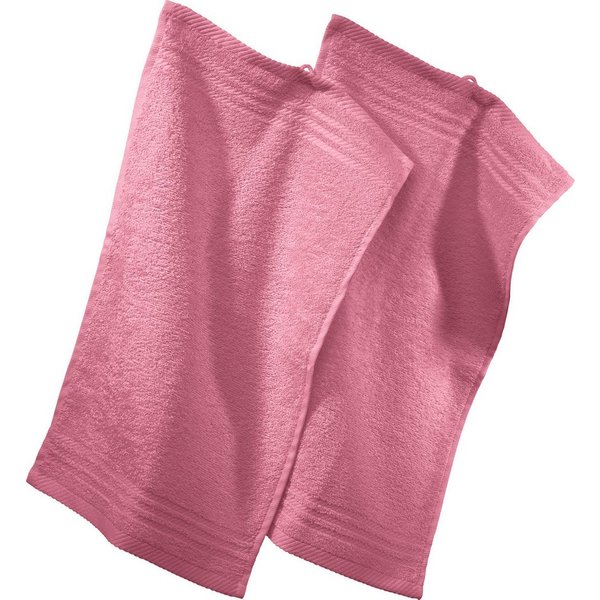 REDBEST Gästehandtuch Gästetuch 2er-Pack, Frottier, Walk-Frottier Uni