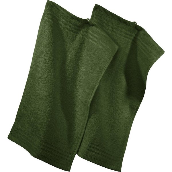 REDBEST Gästehandtuch Gästetuch 2er-Pack, Frottier, Walk-Frottier Uni