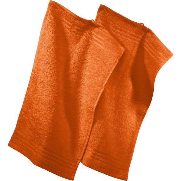 REDBEST Gästehandtuch Gästetuch 2er-Pack, Frottier, Walk-Frottier Uni