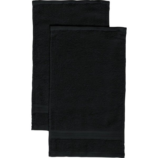 REDBEST Gästehandtuch Gästetuch "Chicago" 2er-Pack, Frottier, Walk-Frottier Uni