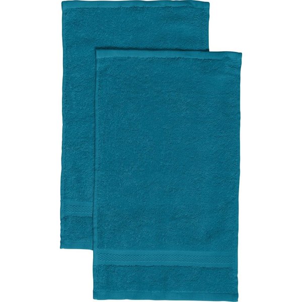 REDBEST Gästehandtuch Gästetuch "Chicago" 2er-Pack, Frottier, Walk-Frottier Uni