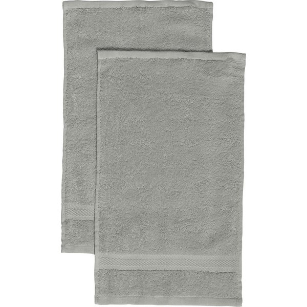 REDBEST Gästehandtuch Gästetuch "Chicago" 2er-Pack, Frottier, Walk-Frottier Uni