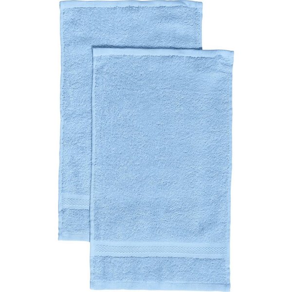 REDBEST Gästehandtuch Gästetuch "Chicago" 2er-Pack, Frottier, Walk-Frottier Uni