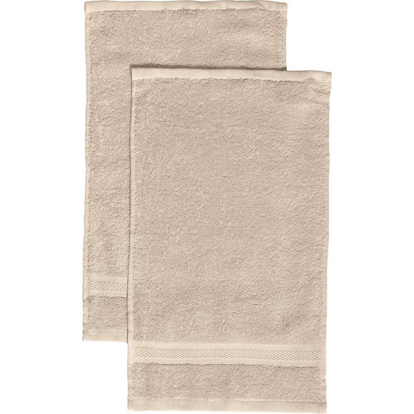 REDBEST Gästehandtuch Gästetuch "Chicago" 2er-Pack, Frottier, Walk-Frottier Uni