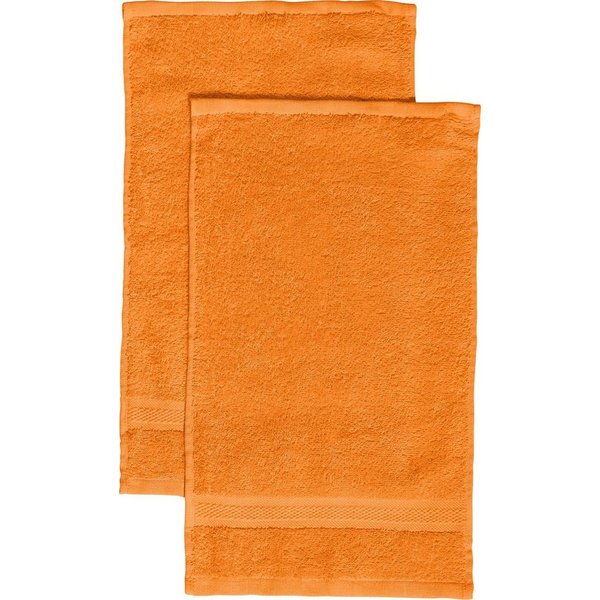 REDBEST Gästehandtuch Gästetuch "Chicago" 2er-Pack, Frottier, Walk-Frottier Uni