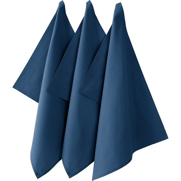 REDBEST Geschirrtuch Geschirrtuch "Seattle" 3er-Pack, Baumwolle Uni