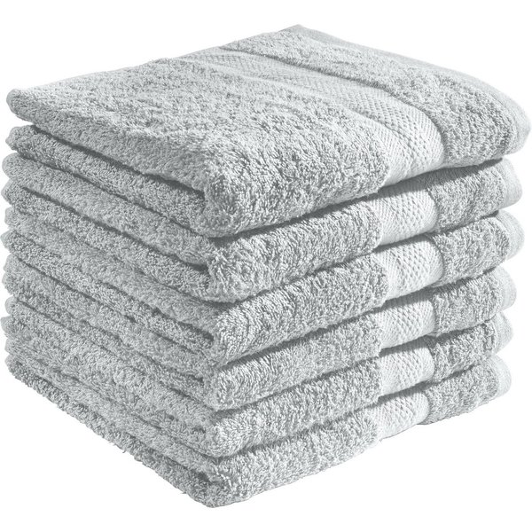 REDBEST Handtuch Handtuch "Chicago" 6er-Pack, Frottier, Walk-Frottier Uni