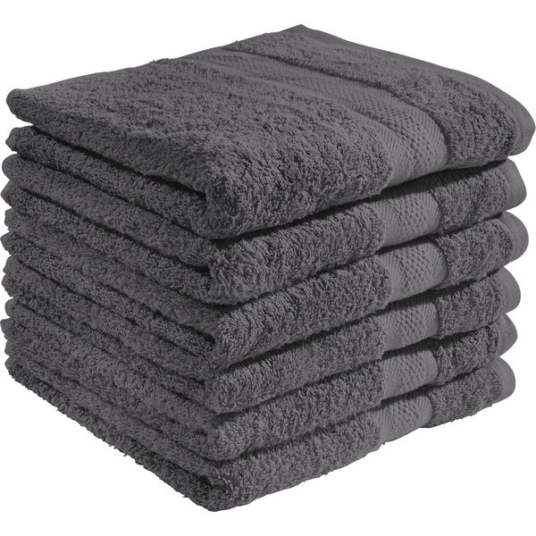 REDBEST Handtuch Handtuch "Chicago" 6er-Pack, Frottier, Walk-Frottier Uni