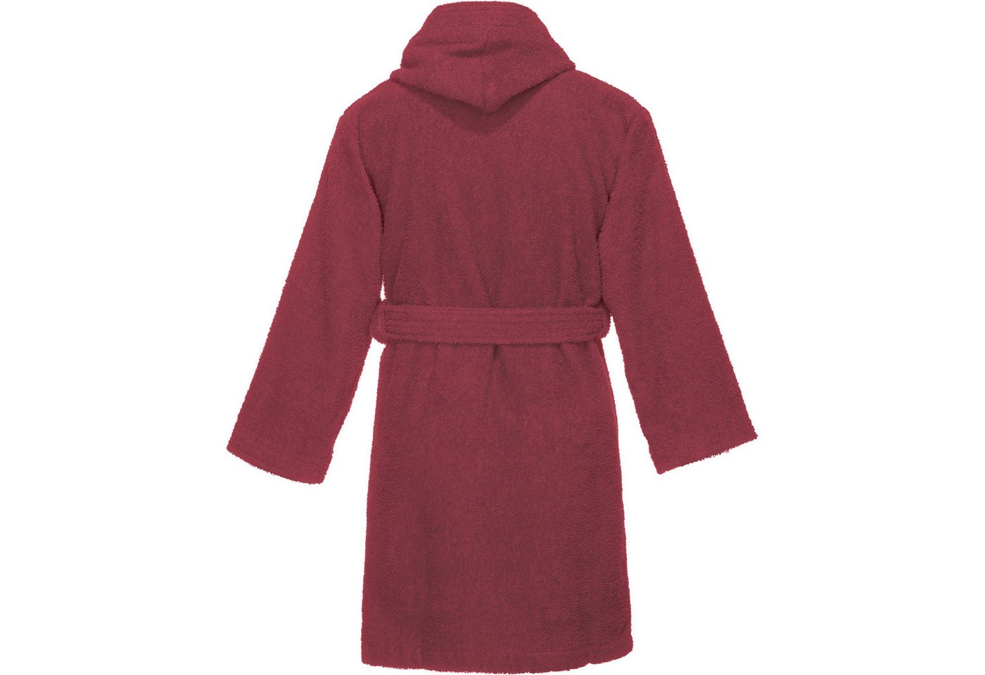 REDBEST Kinderbademantel Kinder-Bademantel "Chicago" mit Kapuze, Rückenlänge: 63 cm, Frottier, mit Kapuze/mit Aufsatztasche:, default, Walk-Frottier Uni – Bild 2 von 5