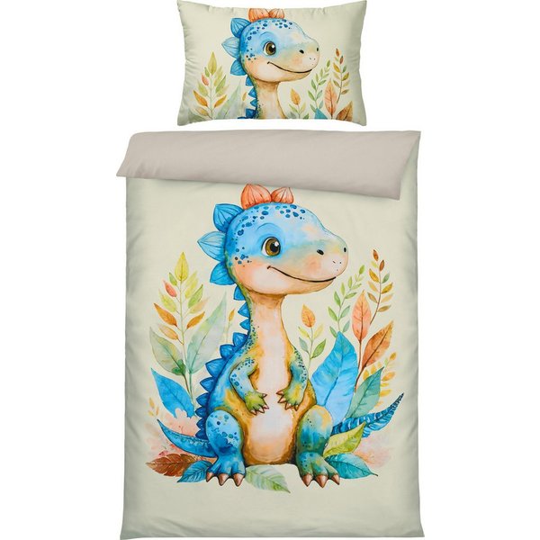 REDBEST Kinderbettwäsche Kinder-Wendebettwäsche, Polyester, Microfaser Tiermotive