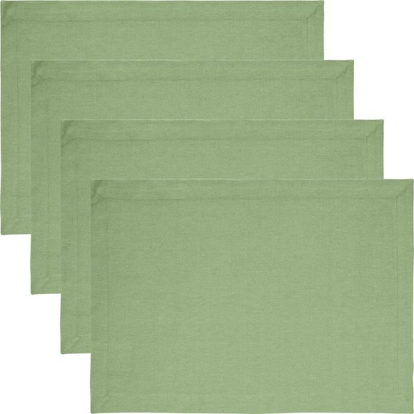 REDBEST Platzset Tischset "Tulsa" 4er-Pack, Baumwolle Uni