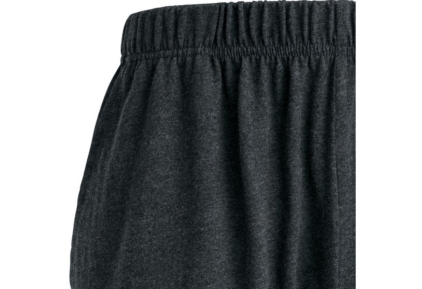 REDBEST Schlafhose Herren-Hose, kurz Single-Jersey Uni – Bild 5 von 5