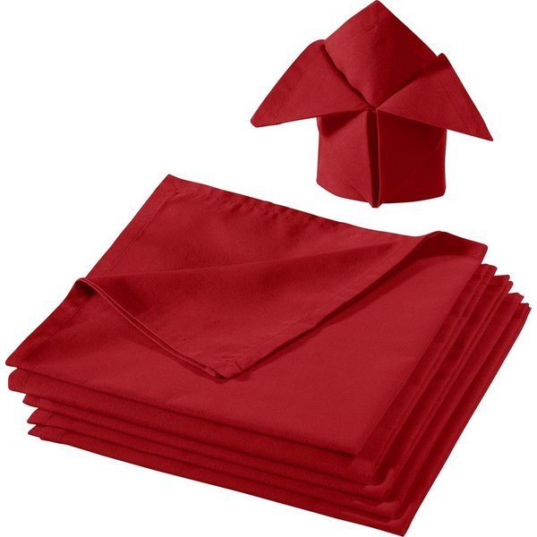 REDBEST Stoffserviette Serviette 6er-Pack "Seattle", Baumwolle Uni