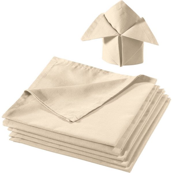 REDBEST Stoffserviette Serviette 6er-Pack "Seattle", Baumwolle Uni