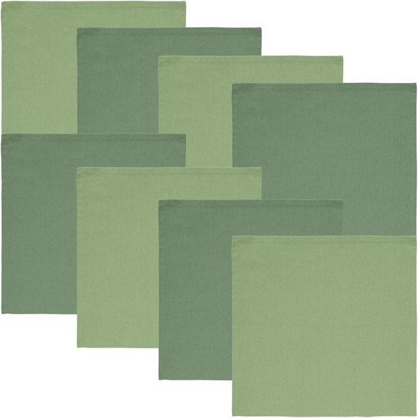 REDBEST Stoffserviette Serviette "Tulsa" 8er-Pack, Baumwolle Uni