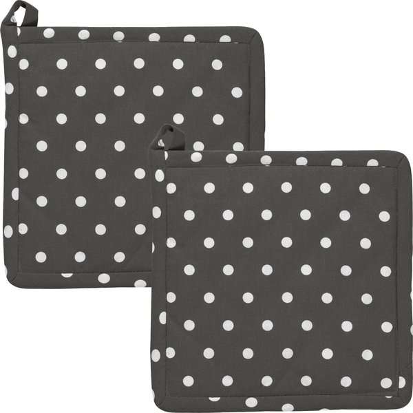 REDBEST Topflappen Topflappen "Orlando" 2er-Pack, Punkte/gemustert