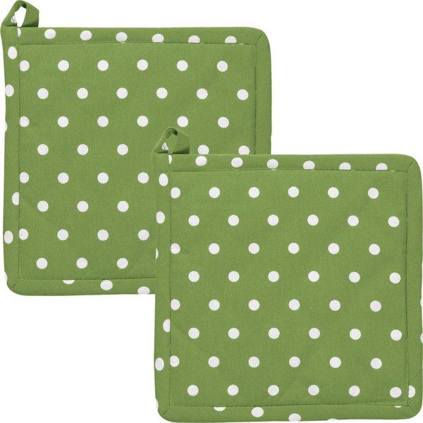 REDBEST Topflappen Topflappen "Orlando" 2er-Pack, Punkte/gemustert
